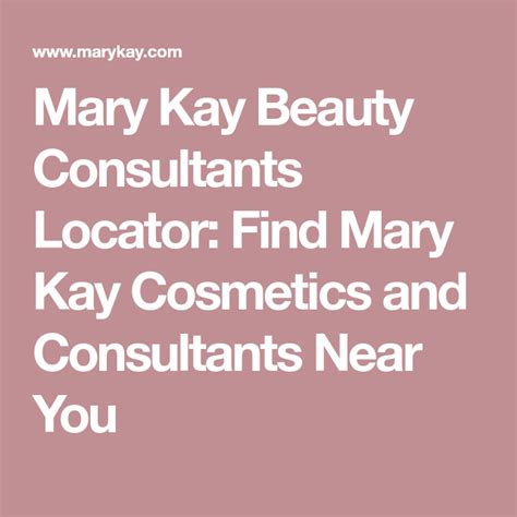 Mary Kay Beauty Consultants Locator Find Mary Kay Cosmetics And Consultants Near You Mary Kay