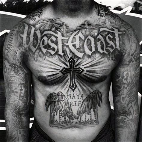 … why would anyone tattoo their ex's name on themselves? 50 Old English Tattoos For Men - Retro Font Ink Design ...