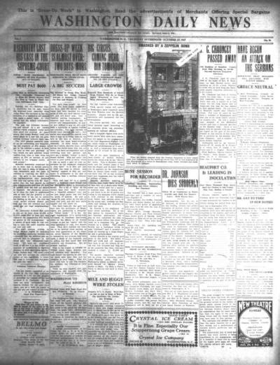 Washington Daily News Washington Nc 1909 Current October 14 1915 Image 1 · North