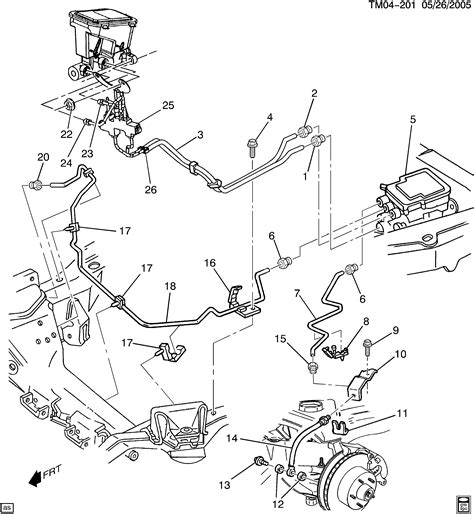 2005 Chevy Silverado Brake Line Routing