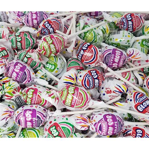 Charms Blow Pops Candy Bubble Gum Filled Pop Assorted Fruit Flavor