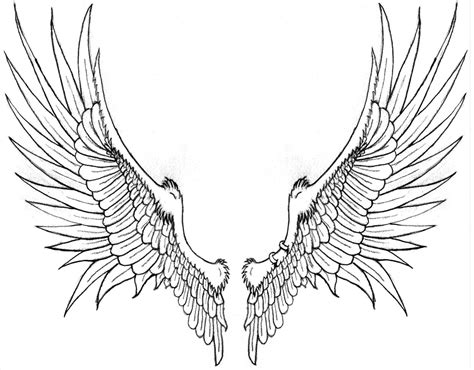 Pin By Triscia G On Art Wings Drawing Angel Wings Tattoo Wings Tattoo