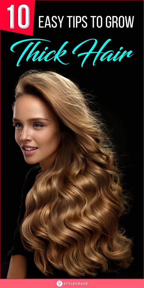 9 Essential Tips To Get Thicker Hair Dos And Donts Grow Thicker