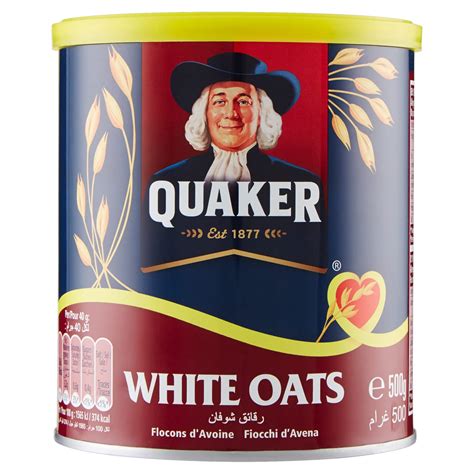 Quaker White Oats Tin 500g Grocery And Gourmet Foods