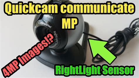 Logitech Quickcam Communicate Mp First Webcam Ever Youtube