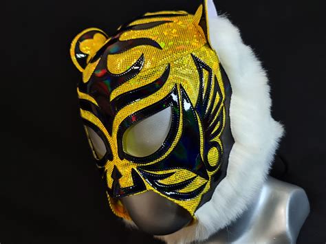 Real Pro Tiger Mask Wrestling Mask Luchador Costume Wrestler