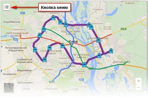 Интерактивная схема городской электрички Киева | infoportal.kiev.ua