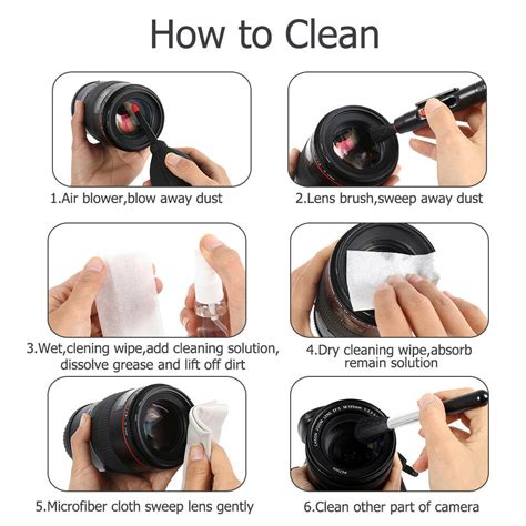 Professional Dslr Camera Lens Cleaning Kit For Sony Nikon Canon Panasonic Slr 793207445339 Ebay