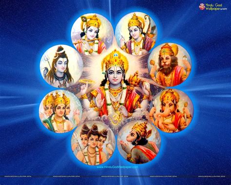 Lord Vishnu Dashavatar Wallpapers Free Download God Illustrations