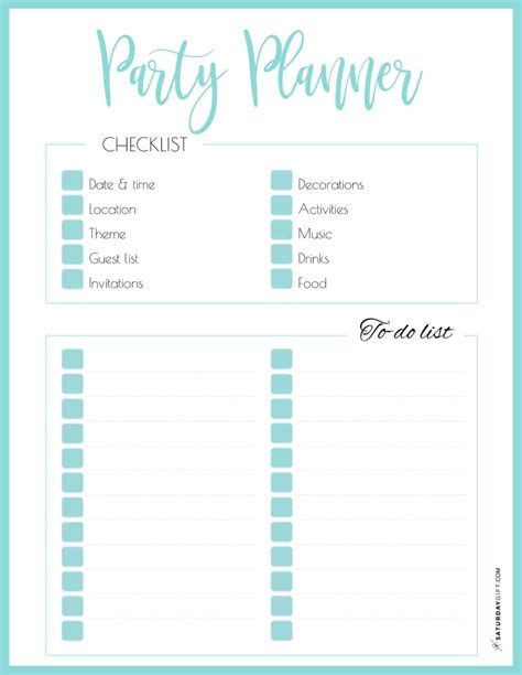 Are You Planning A Party Want To Be Extra Organized While Doing That