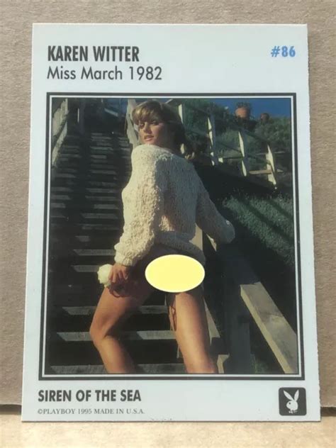 Playboy Trading Cards Ms March Karen Witter Picclick