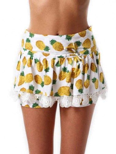 Lazy Pineapple Shorts Pineapple Shorts Seasonal Fashion Fashion