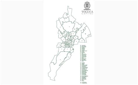 Descarga El Mapa De Toluca ¿cuáles Son Sus Colonias Y Delegaciones