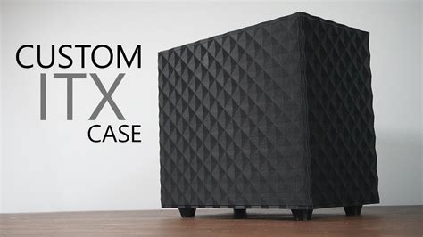 Clean Custom Mini Itx Pc Case Build 3d Printed Youtube