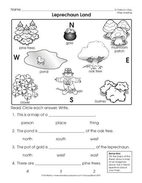 Live worksheets > english > social studies. Reading a Map Worksheet (Easy and free to click and print!) | St. Patrick's Day | Pinterest ...