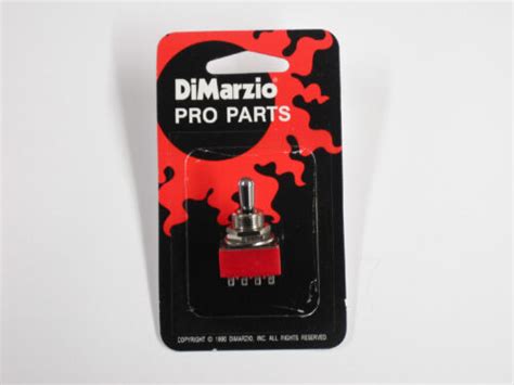 Dimarzio 3 Way 4 Pole Double Throw Pick Up Selector Switch On On On Ep