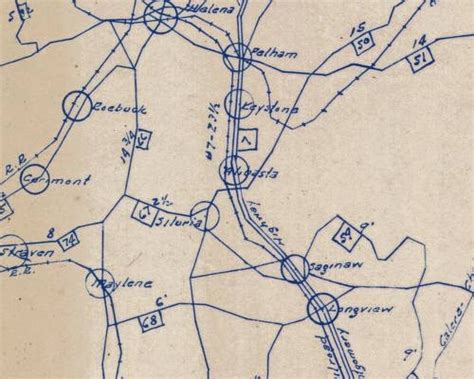 Alabama Yesterdays Pondering An Alabama Map 2 Pelham In 1926