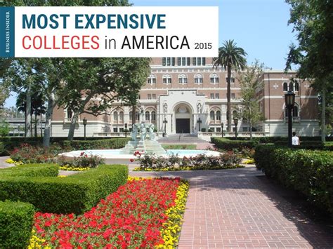 Most Expensive Colleges In America Business Insider
