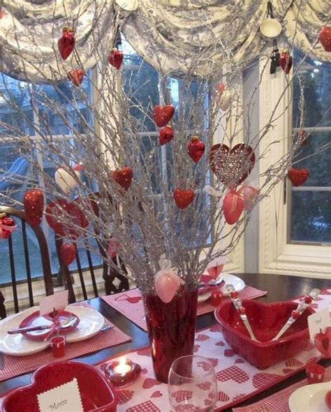 cool 49 unordinary centerpieces decoration ideas for valentines day valentine centerpieces