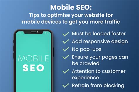 mobile seo tips to optimise your website for mobile devices to get you more traffic