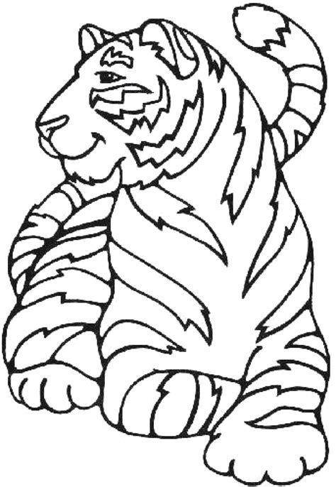 Check spelling or type a new query. Tiger Face Coloring Page - ClipArt Best