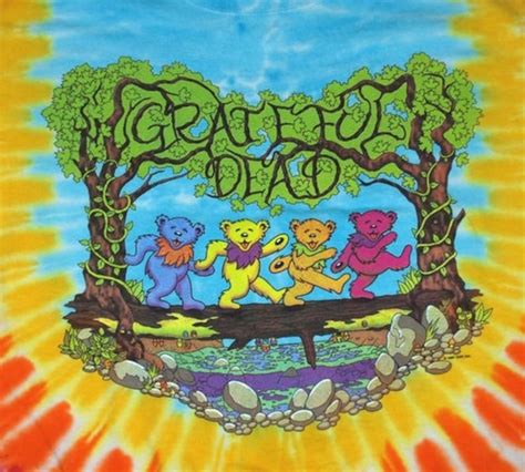Grateful Dead Dancing Bears Tie Dye Shirt The Classic Dead Etsy