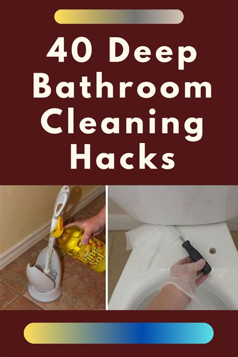 Diy Cleaning Hacks Bathroom Cleaning Hacks Deep Cleaning Tips