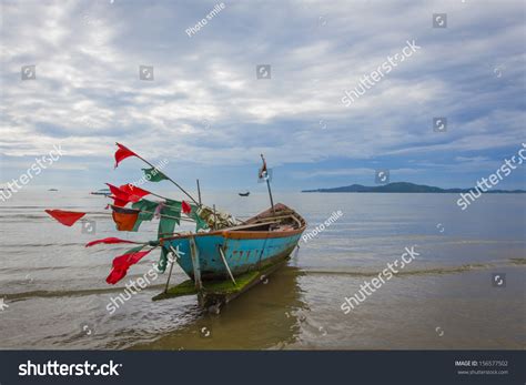Fishing Boat Morning Sky Rayong Bay Stock Photo 156577502 Shutterstock