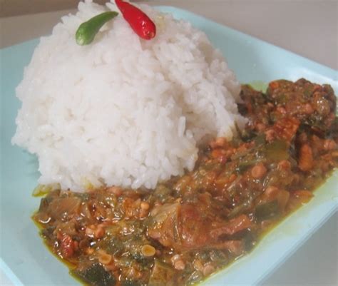 2 meanwhile, place couscous in a heatproof bowl, add oil, citrus zests and juices, and preserved lemon rind. Okra Soup - recette de sauce de gombo | African food, Food ...
