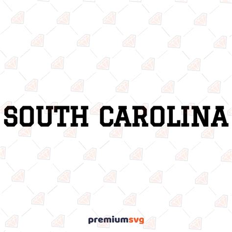 South Carolina Svg South Carolina State Usa Instant Download Premiumsvg