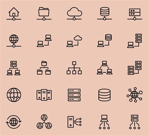 25 Free Vector Network Icons Ai