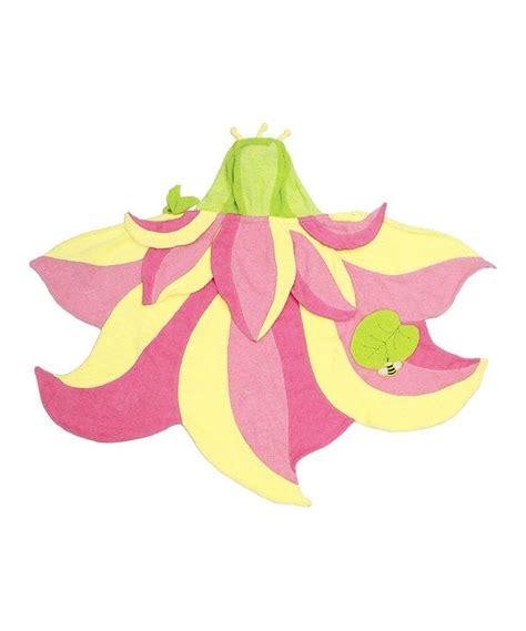 Love This Yellow And Pink Lotus Hooded Towel By Kidorable On