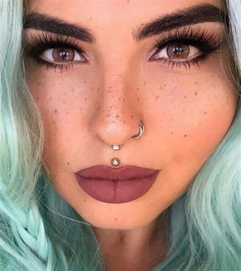 Double Nose Piercing Ideas That Wow Styleoholic
