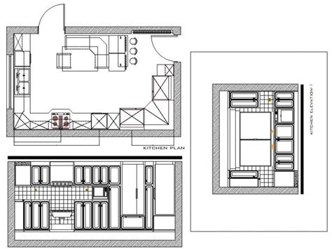 Interior Design Of Modular Kitchen Cad File Cadbull