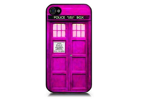 Iphone 4 Or 4s Pink Tardis Case Includes Screen By Skinblaster 999