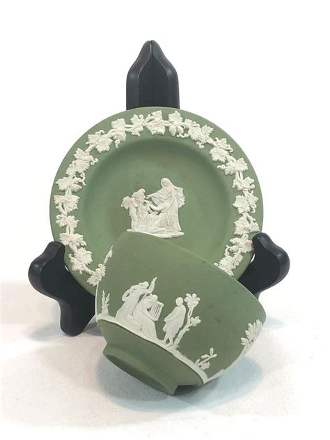 The cookie is used to store the user consent for the cookies in the category performance. Wedgwood Green Jasperware Demitasse Cup Saucer White ...