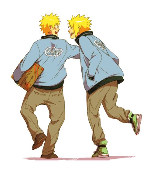 Minato And Naruto X3 Minato Namikaze Fan Art 30395372 Fanpop