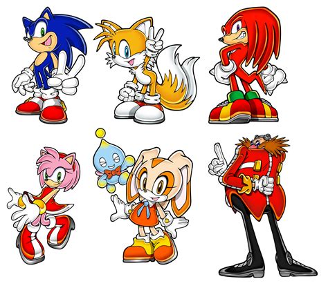 Randomised Gaming • Sonic Character Artwork For Sonic Advance 2