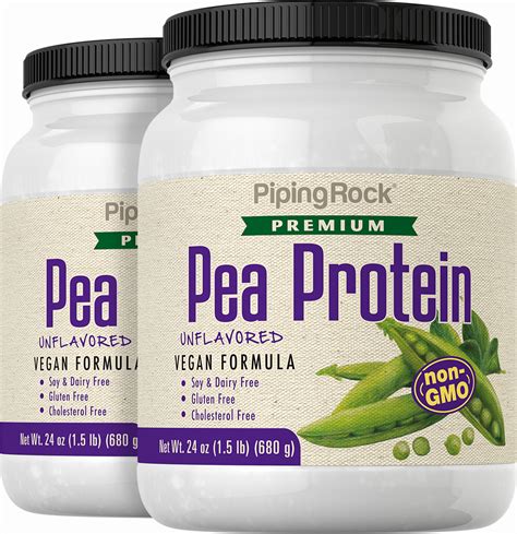 Pea Protein Powder Non Gmo 24 Oz 681 G X 2 Bottles Benefits And Reviews Nutrition Express