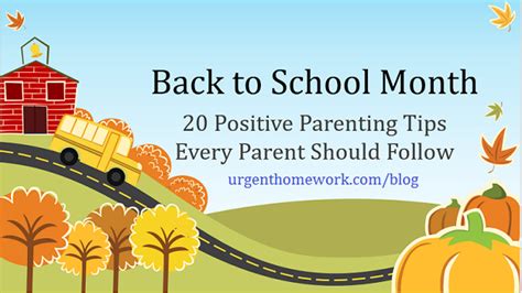 20 Positive Parenting Tips Every Parent Should Follow In Back To School