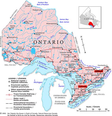 Ontario Cities And Towns Ontario Interests And Facts And Maps