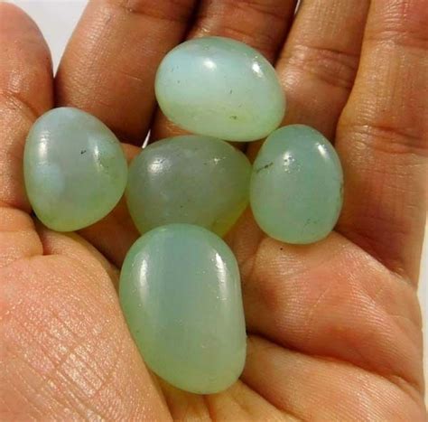 200 Cts 100 Natural Green Onyx Tumbles Lot Of Minerals Specimenhe595