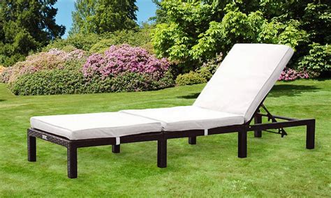 Rattan Day Bed Sun Lounger Recliner Chair Garden Furniture Patio Terrace Ebay