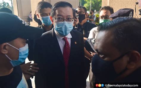 Malaysia's new finance minister lim guan eng blames former prime minister najib razak for the country's staggering debts and. Guan Eng arrives at KL court complex to face graft charge ...