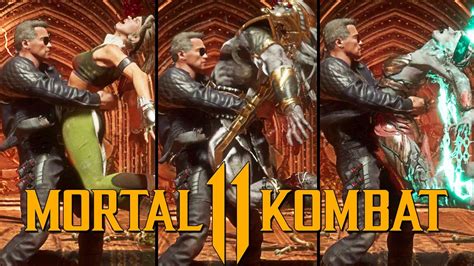 Mortal Kombat 11 T 800 Terminator Hunter Killer Brutality Performed