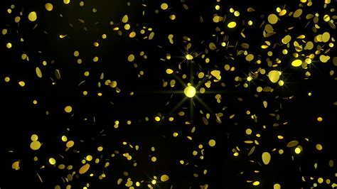 Golden Confetti Downloops Creative Motion Backgrounds