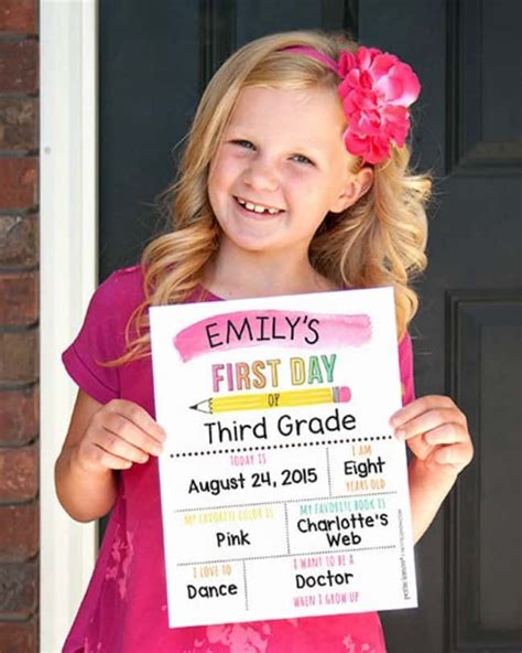 The 11 Best Printable First Day Of School Signs The Eleven Best