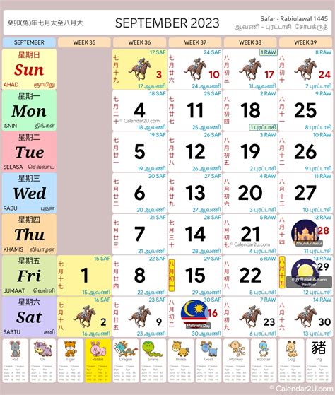 Malaysia Calendar Year 2023 Malaysia Calendar