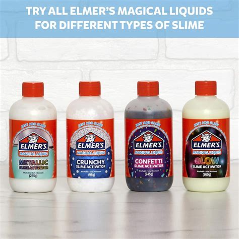 Elmers Crunchy Slime Activator Magical Liquid Glue Slime Etsy