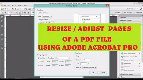 How To Adjust Resize Pdf Pages Change Height Width Of A Pdf Page